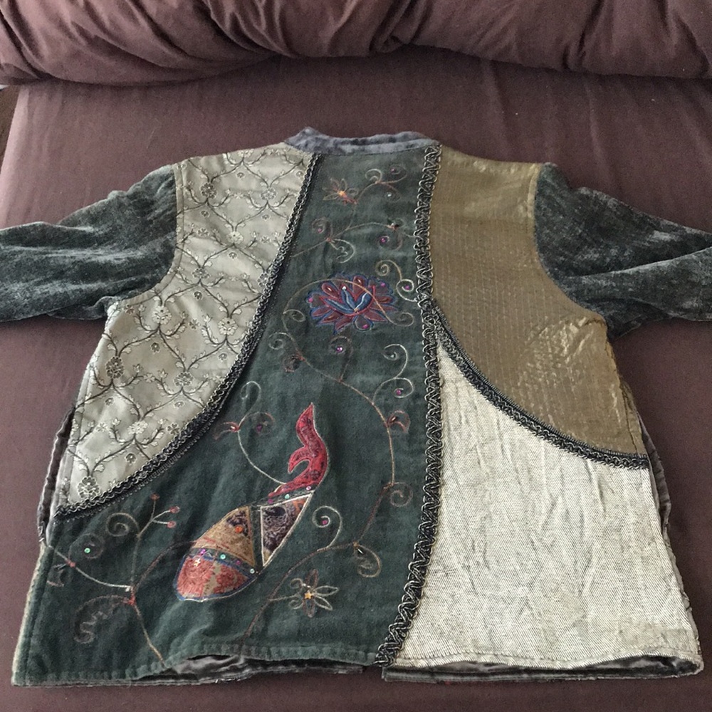 Flashback Jacket Blazer Embellished Embroidered - image 2